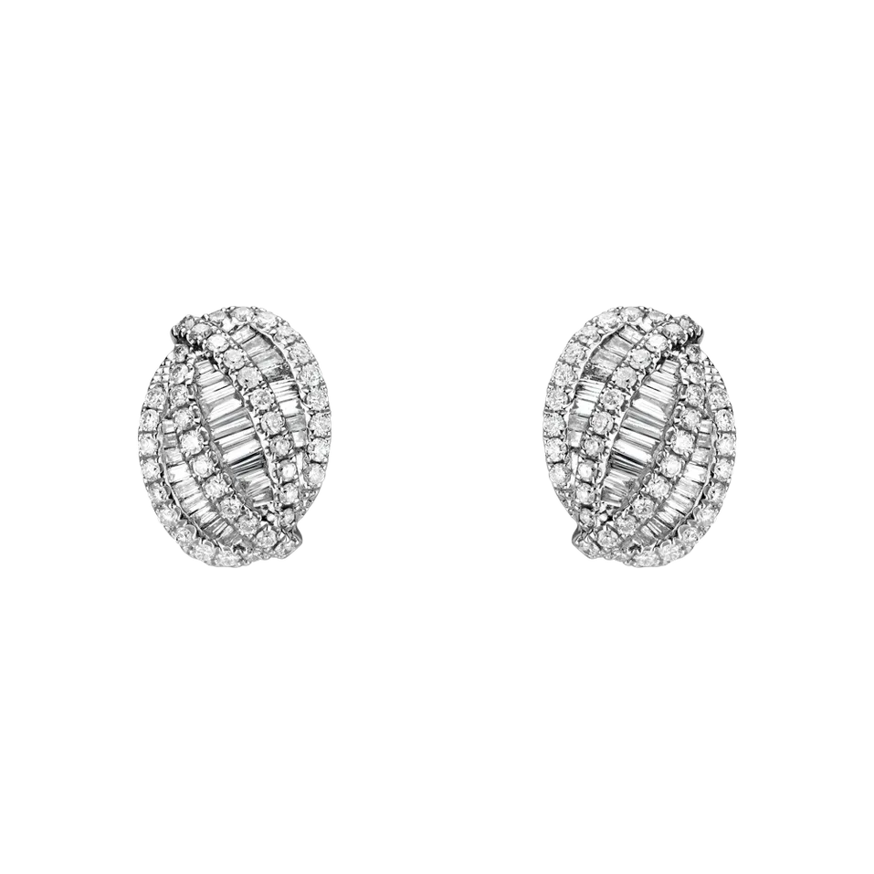 Náušnice s diamantmi Marcelina