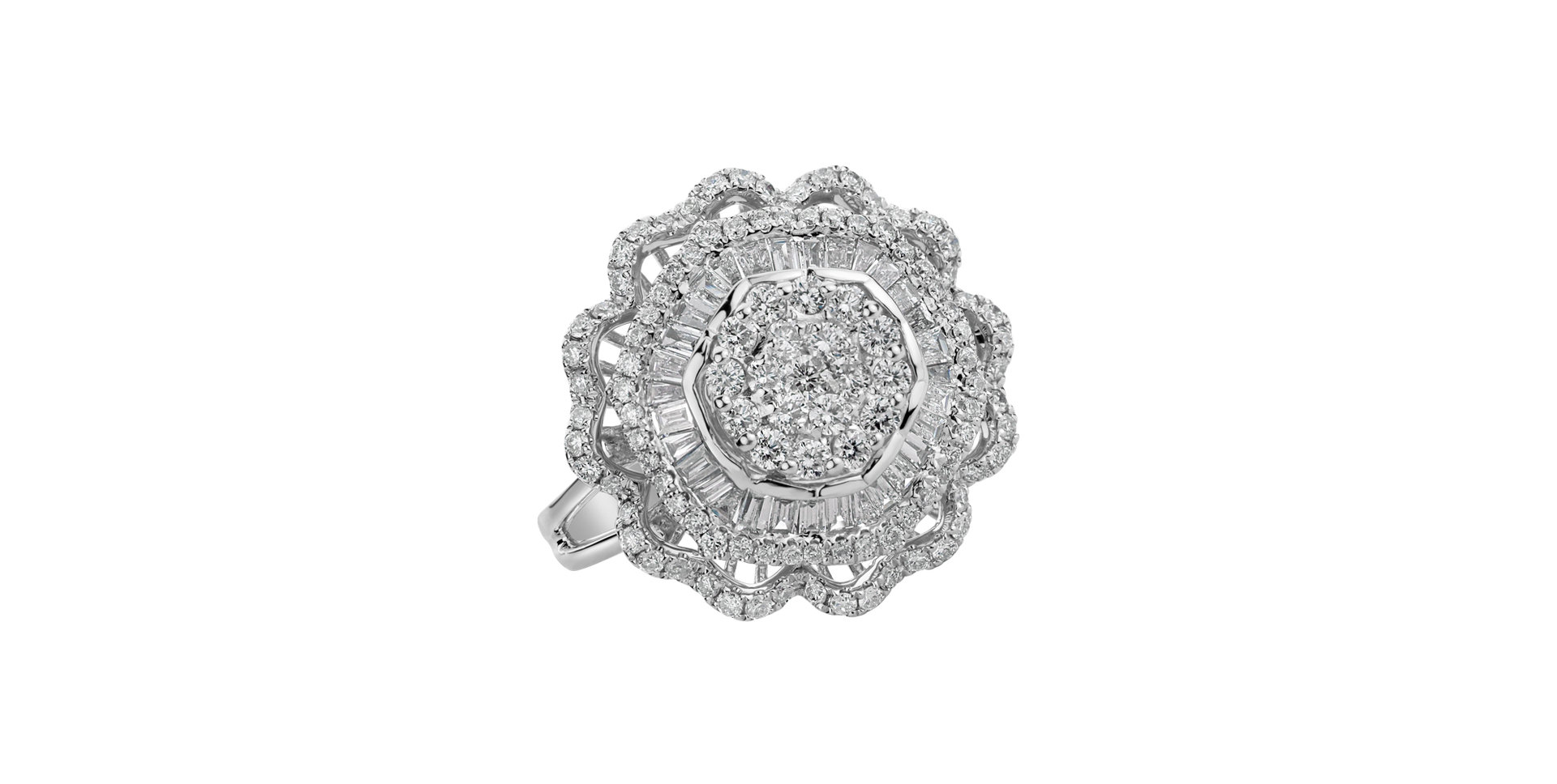 Prsteň s diamantmi Brigitte