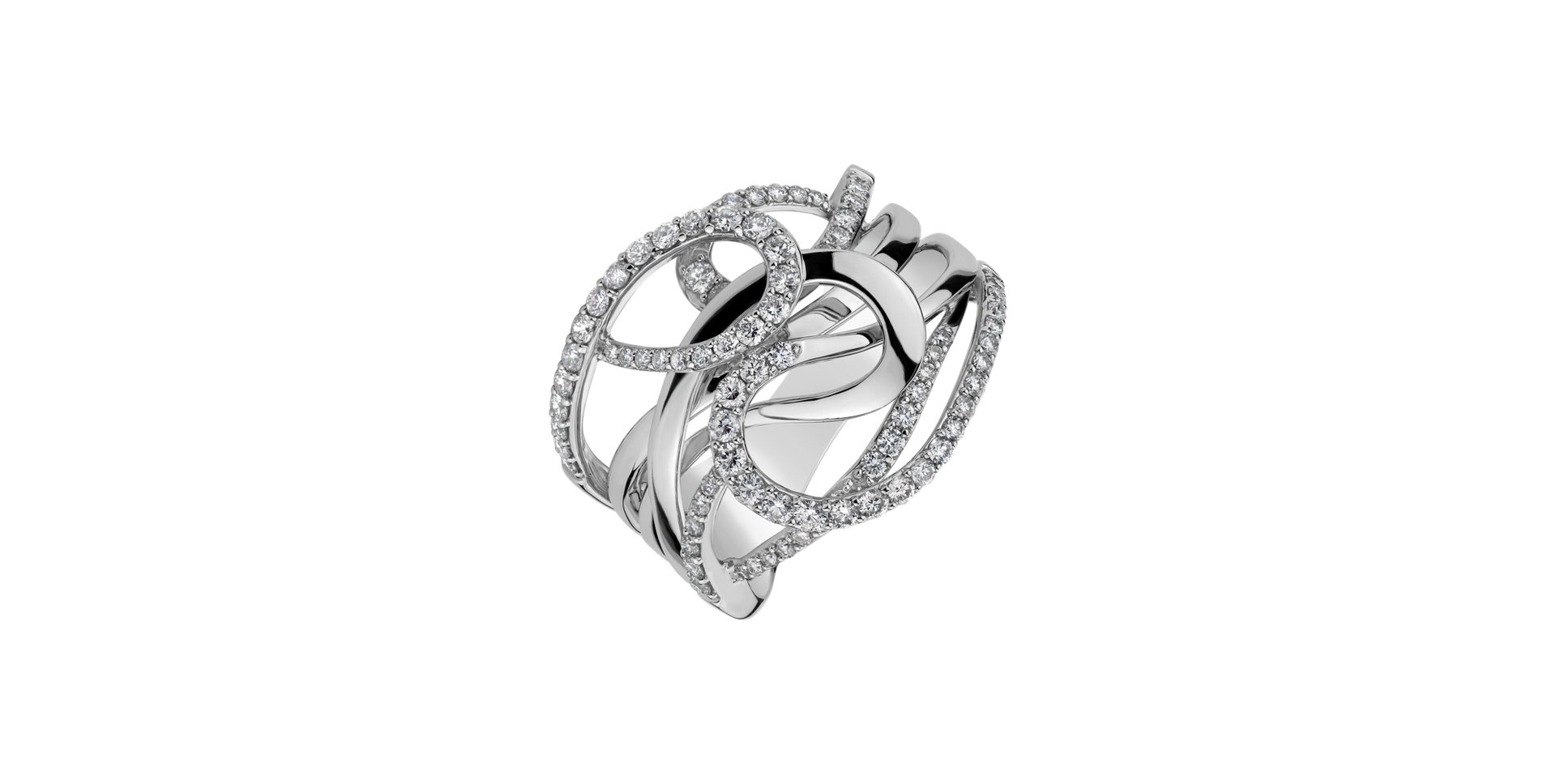 Prsteň s diamantmi Midnight Masquerade