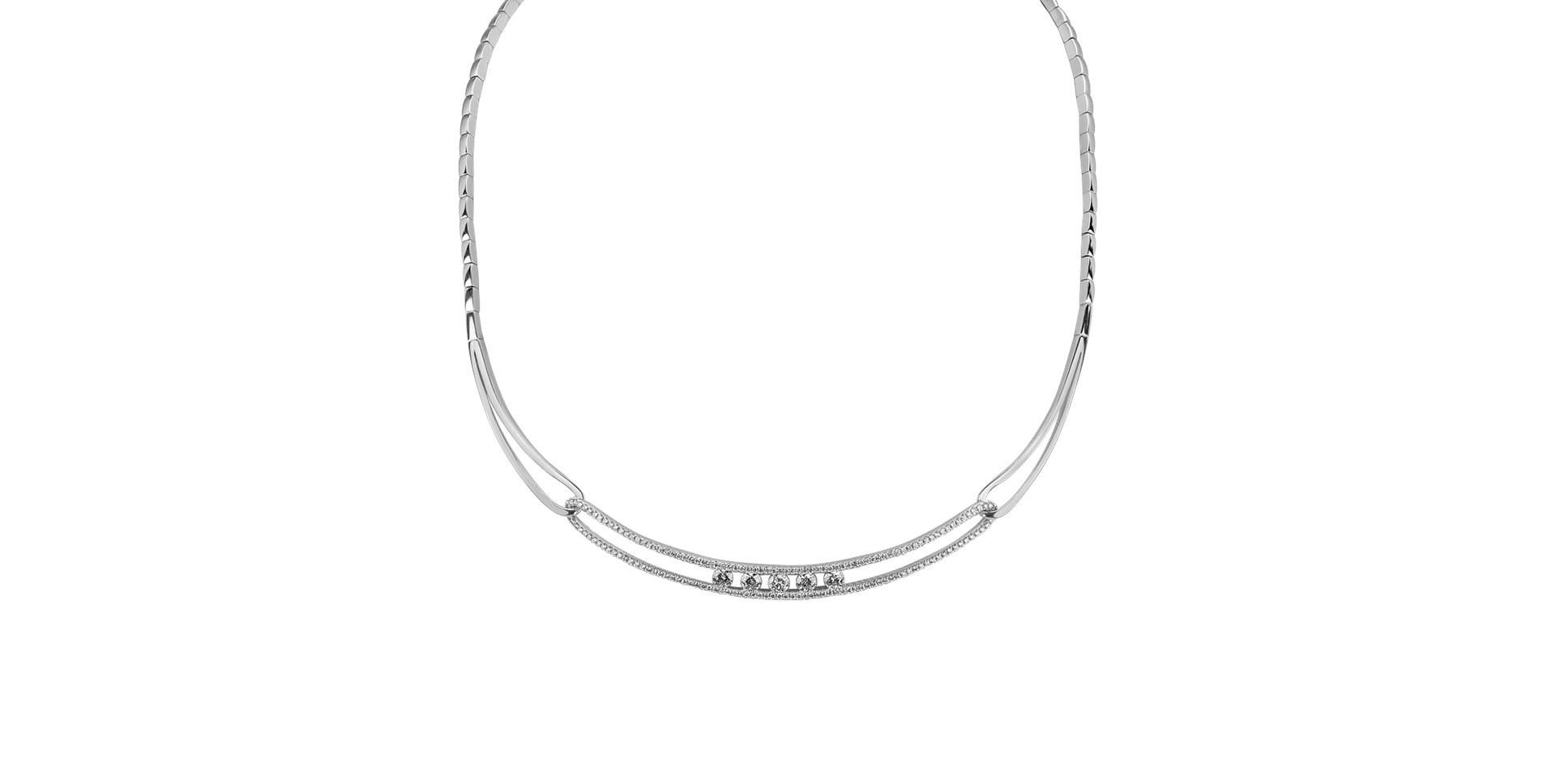 Náhrdelník s diamantmi Prélude
