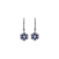 Náušnice s diamantmi a zafírmi Blooming Jewellery2