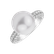 Prsteň s perlou a diamantmi Pearl Mirage2
