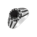 Prsteň s čiernymi a bielymi diamantmi Monroe2