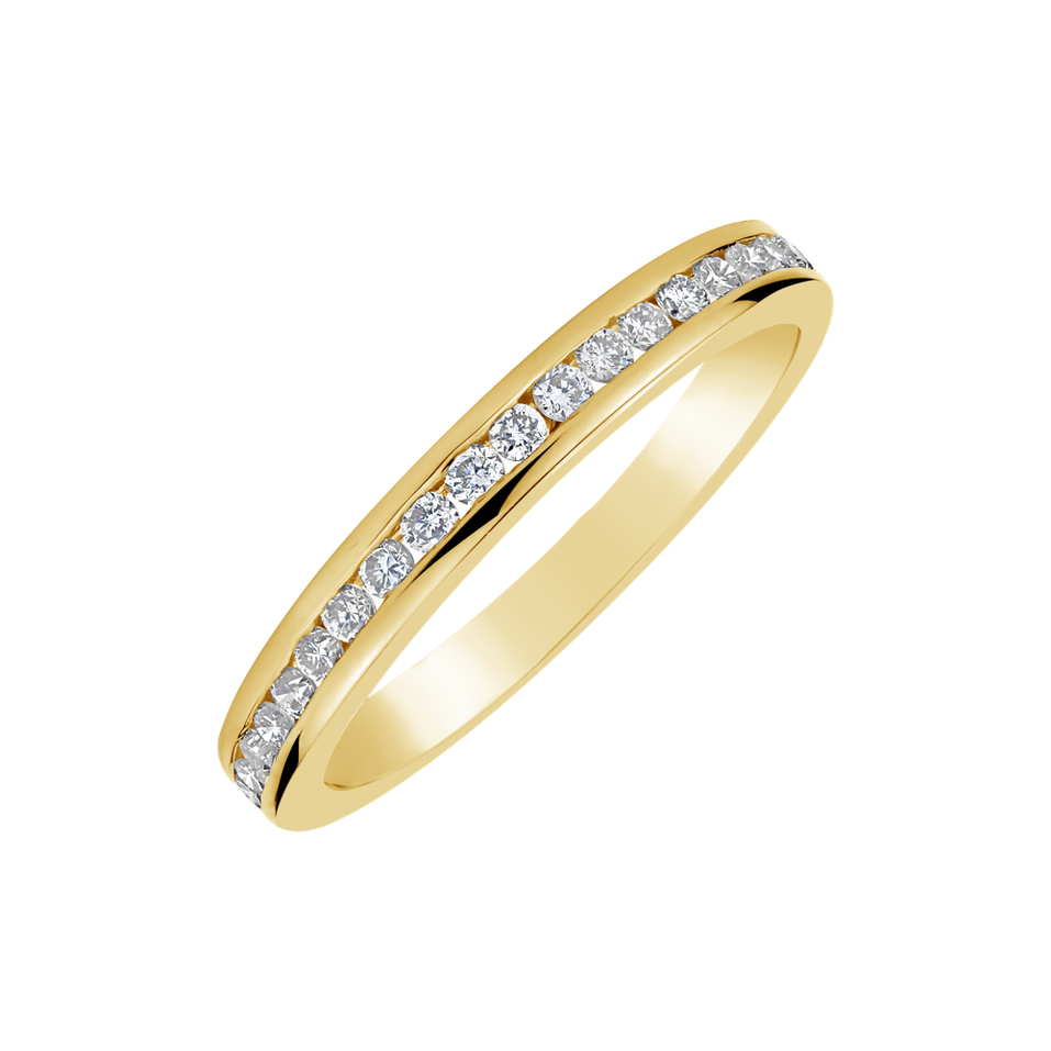 Prsteň s diamantmi Romantic Line