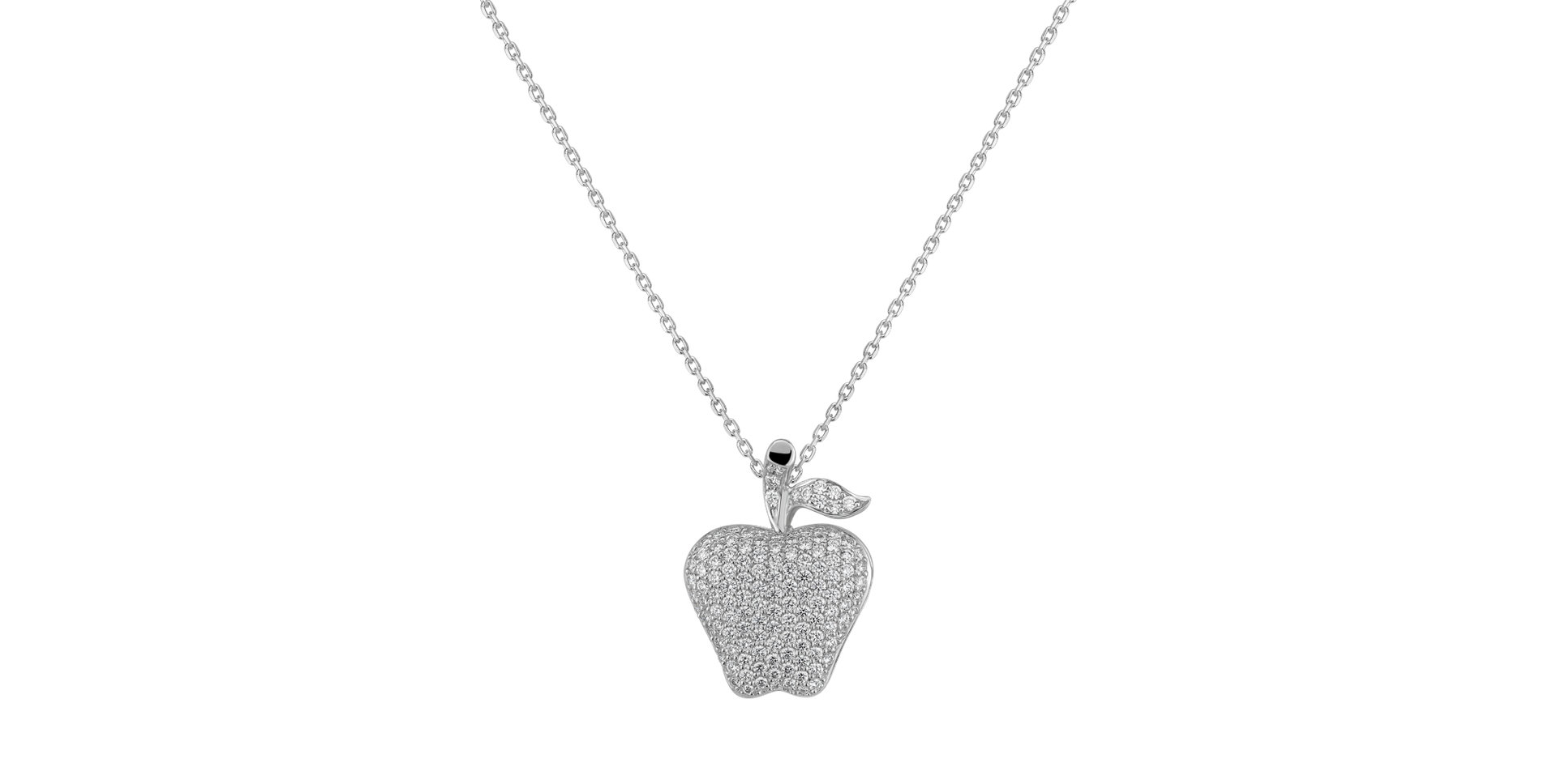 Přívěsok s diamantmi Apple Ton