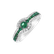 Prsteň so smaragdmi a diamantmi Fiore2