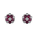 Náušnice s diamantmi a rubínmi Ruby Mood2