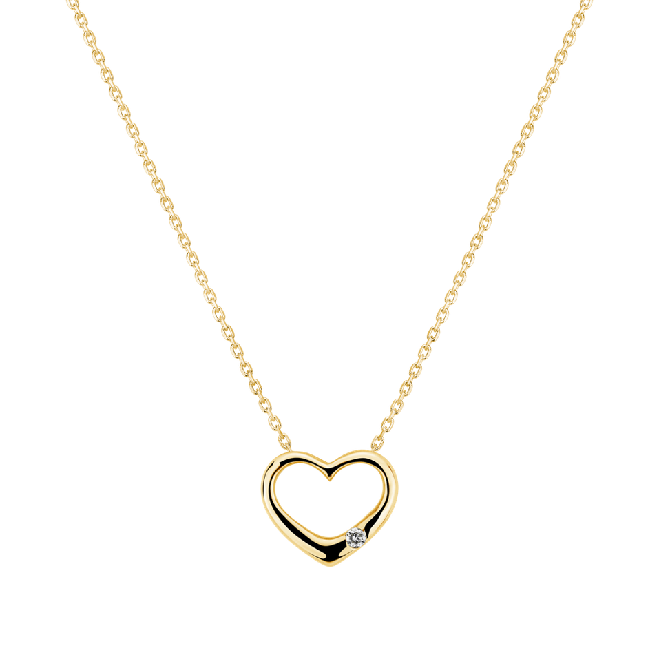 Přívěsok s diamantom Vicious Heart