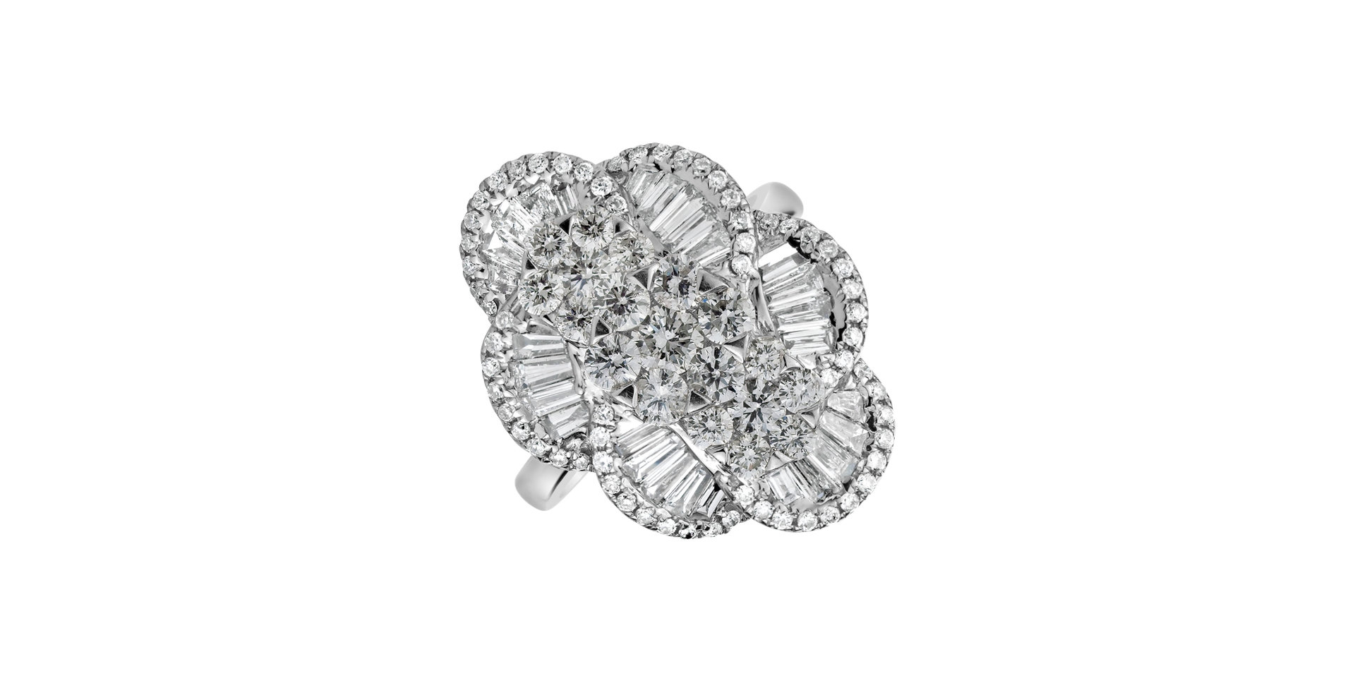 Prsteň s diamantmi Segovia