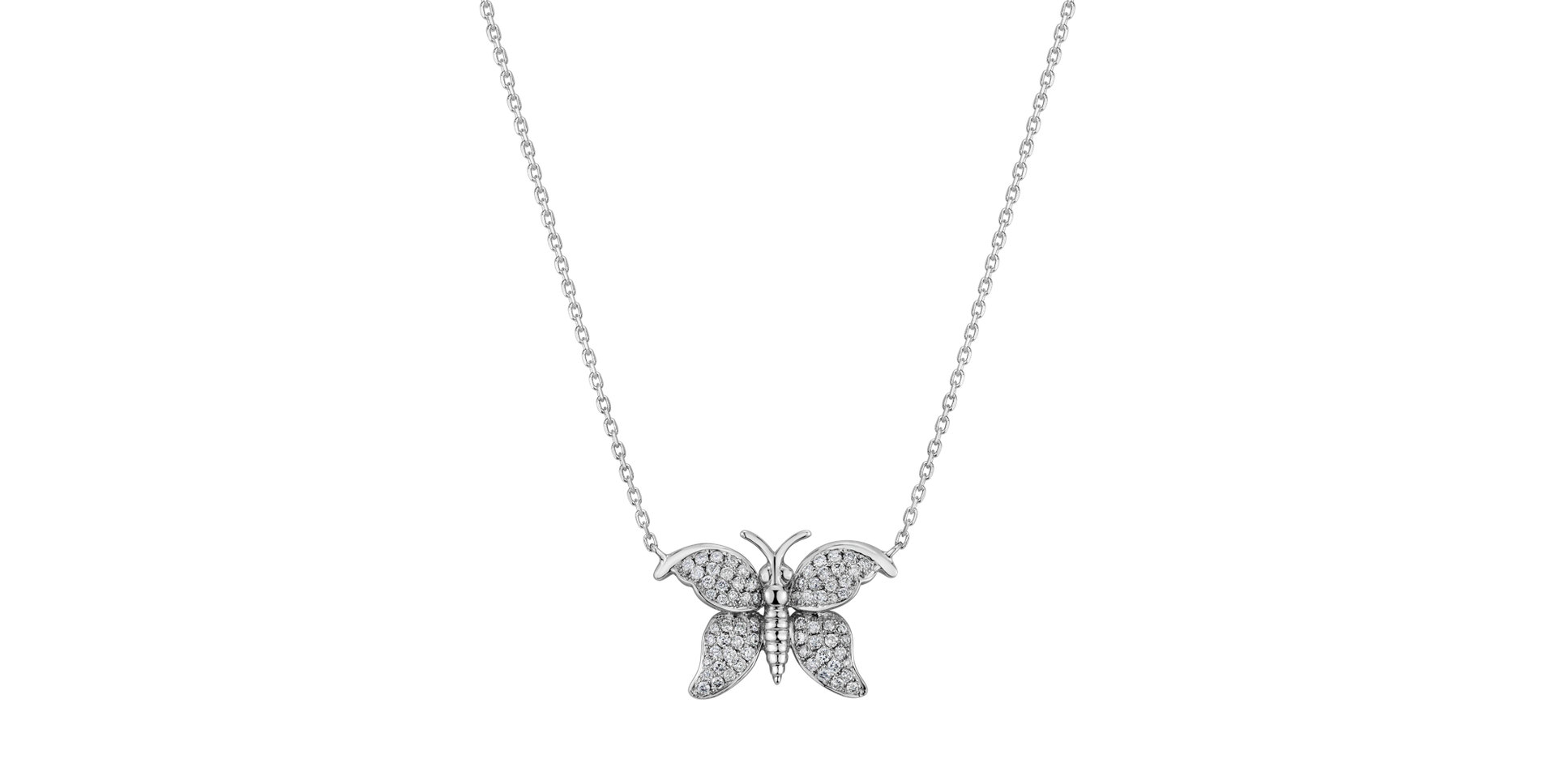 Náhrdelník s diamantmi Fantastical Papillon