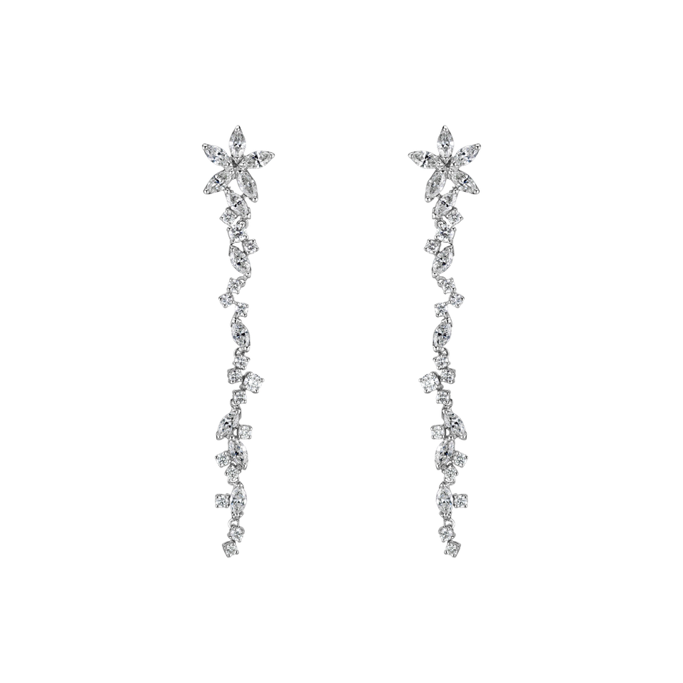 Náušnice s diamantmi Idyllic Life