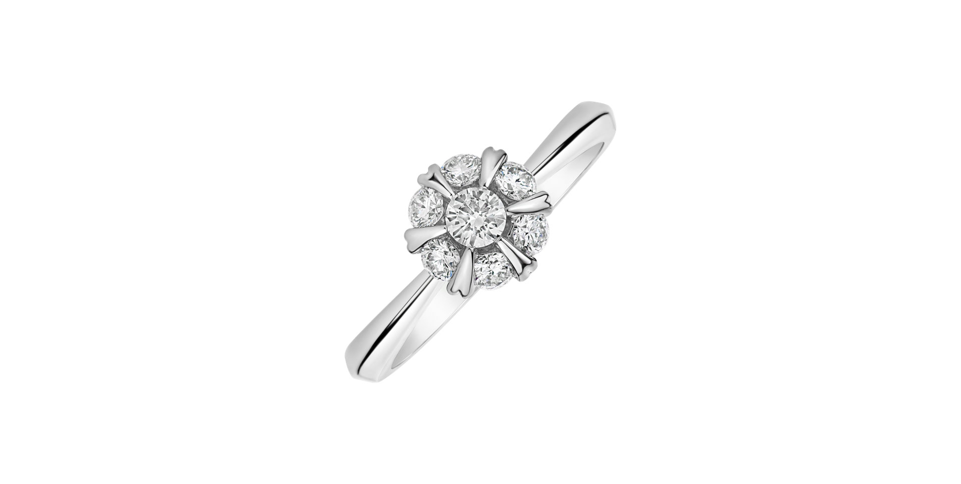 Prsteň s diamantmi Briliant Sunlight