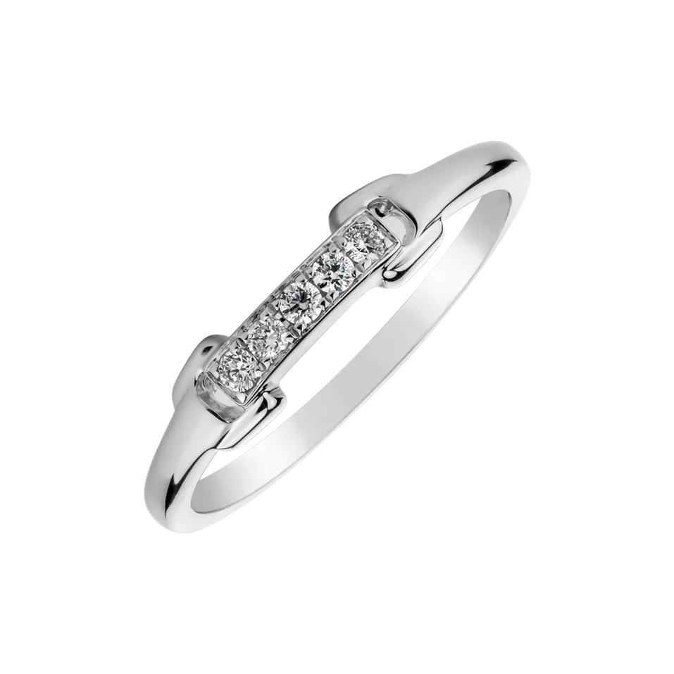 Prsteň s diamantmi Rosalia Charm