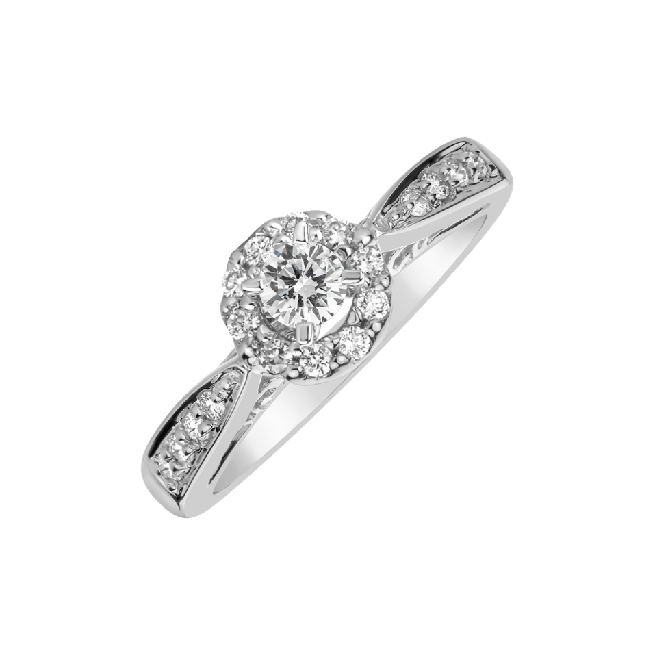 Prsteň s diamantmi Flowering Diamond