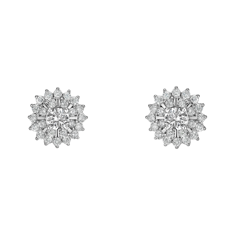 Náušnice s diamantmi Opal