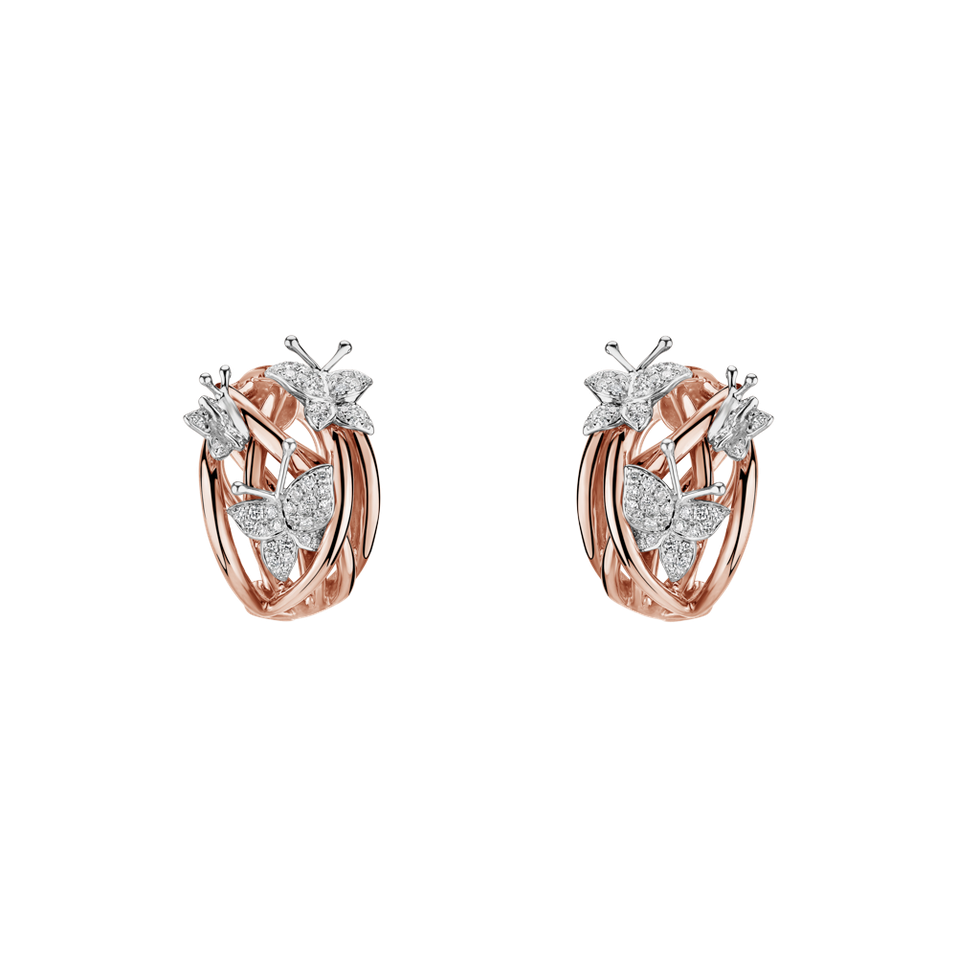 Náušnice s diamantmi Norah