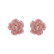 Náušnice s ružovými diamantmi Papaya Rose2