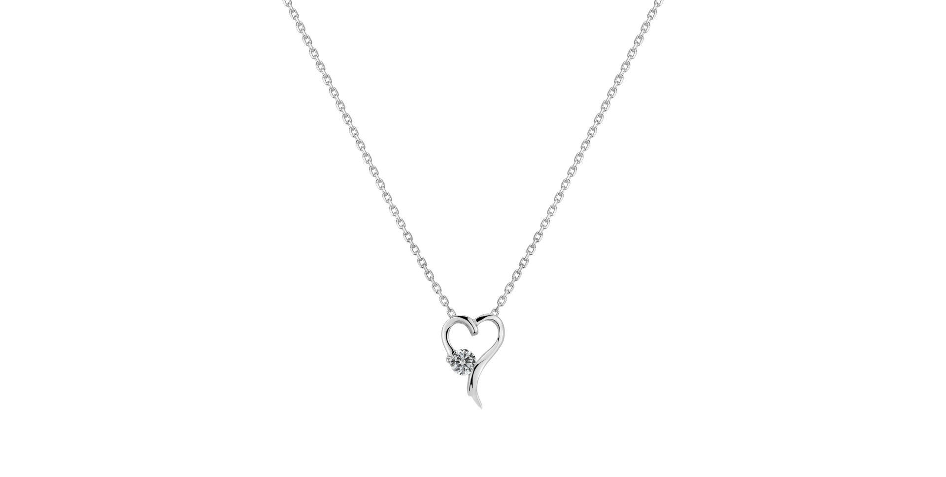 Přívěsok s diamantom Harmonious Heart