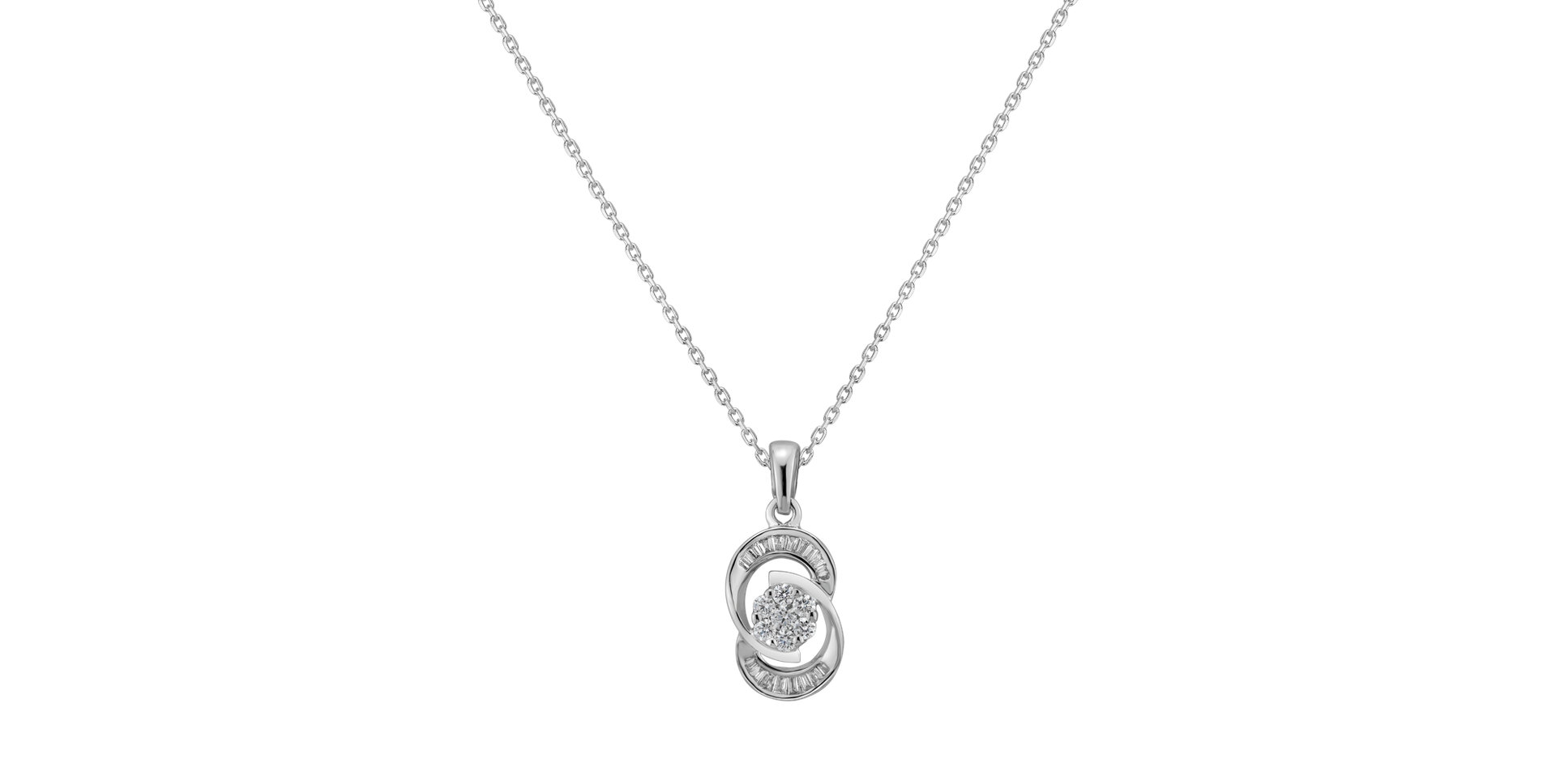 Přívěsok s diamantmi Eternal Shine