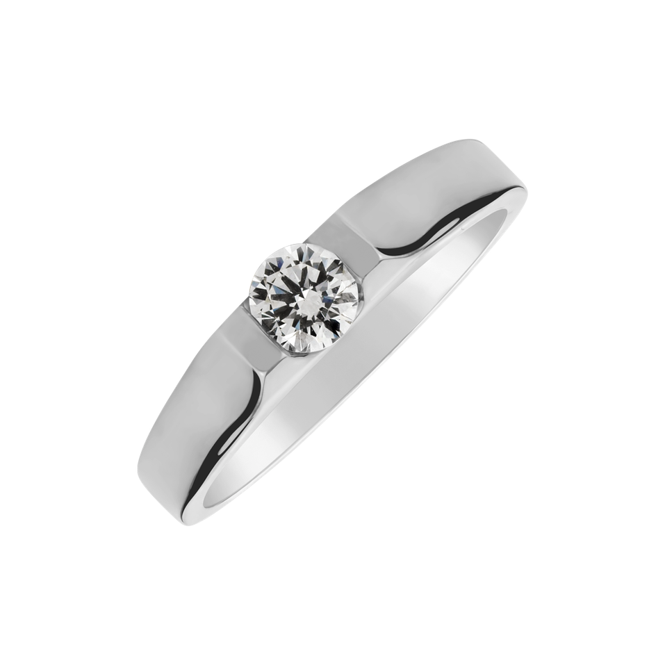 Prsteň s diamantom Lida