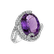 Prsteň s ametystom a diamantmi Princess Kate2