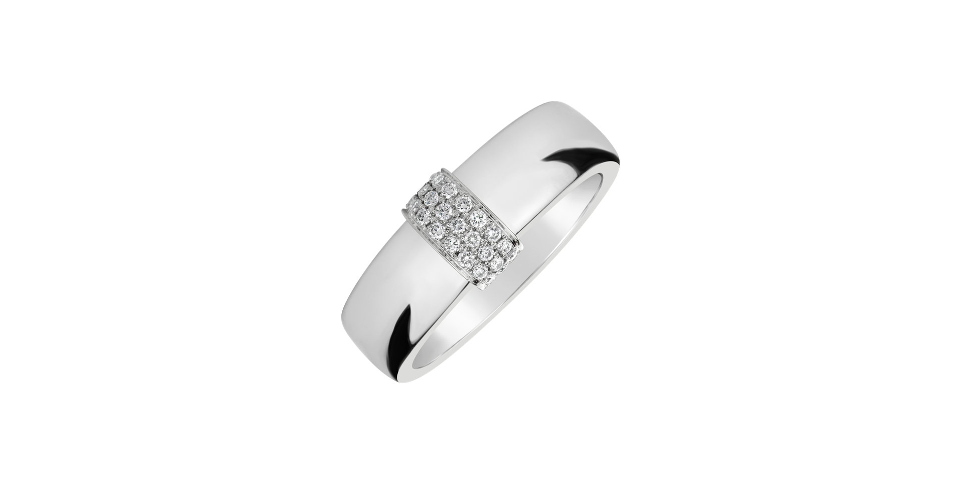 Prsteň s diamantmi Brilliant Belt