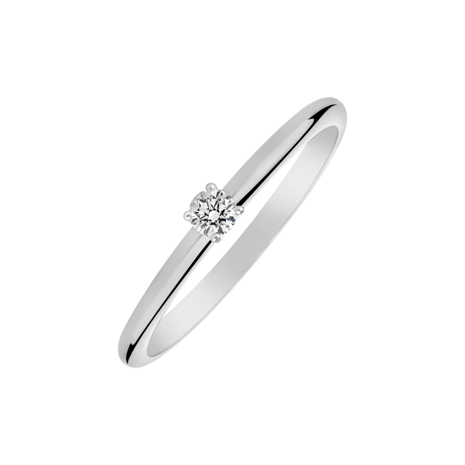 Prsteň s diamantom Mystery of Barb