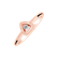 Prsteň s diamantom Triangle of Life2