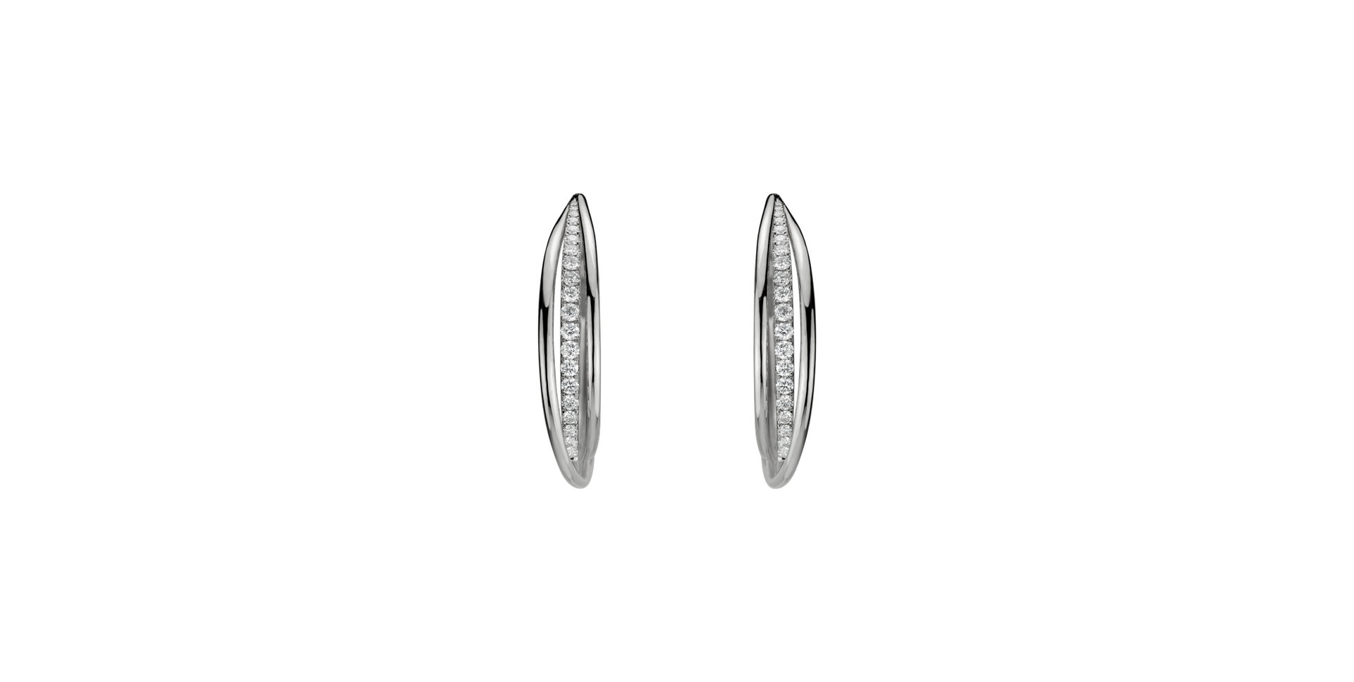 Náušnice s diamantmi Geoffrey