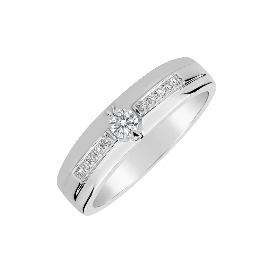 Prsteň s diamantmi Glass Ring