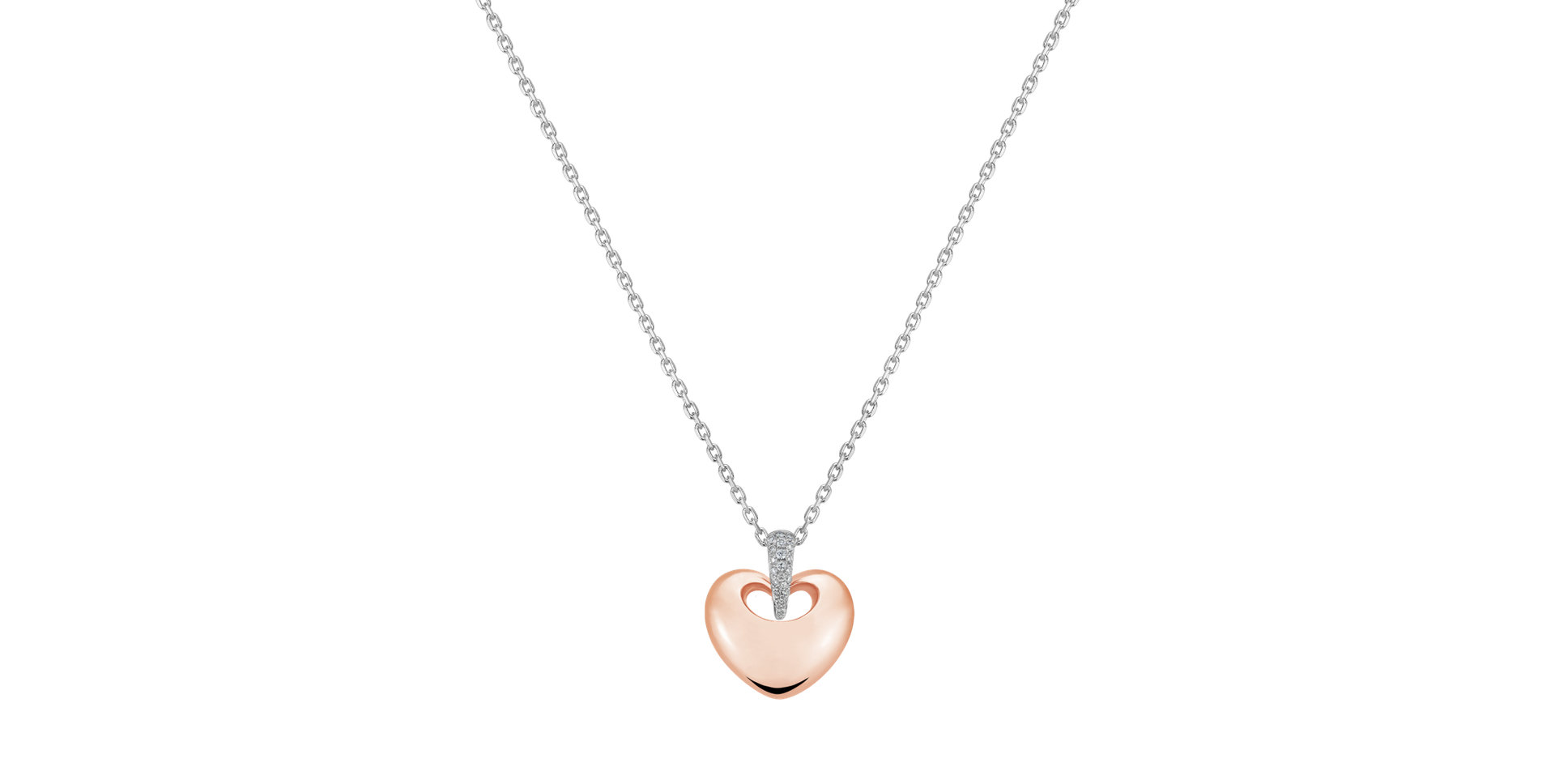 Přívěsok s diamantmi Dazzling Romance