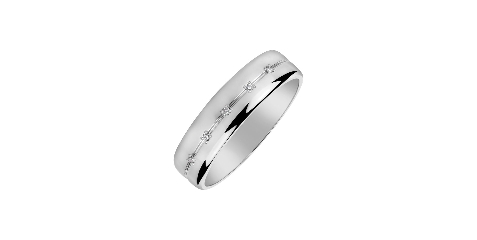 Prsteň s diamantmi Eternal Lines