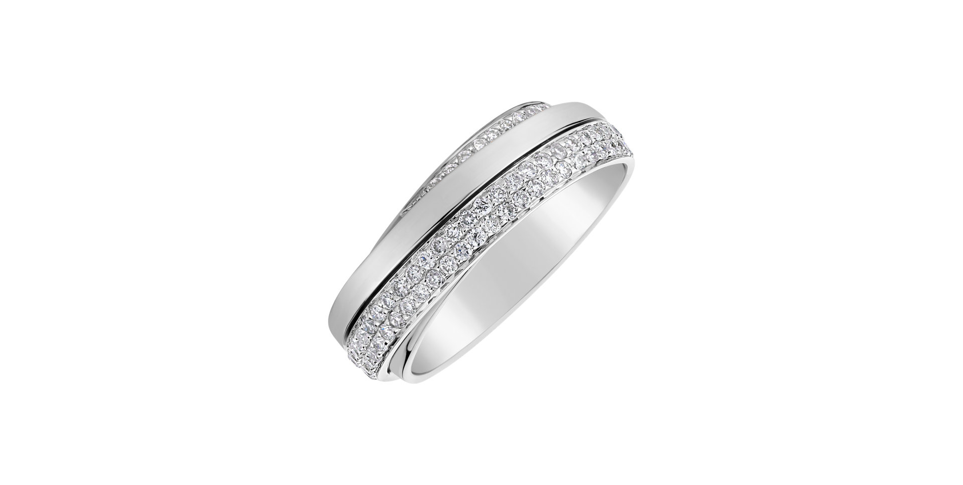 Prsteň s diamantmi Dream Ribbon