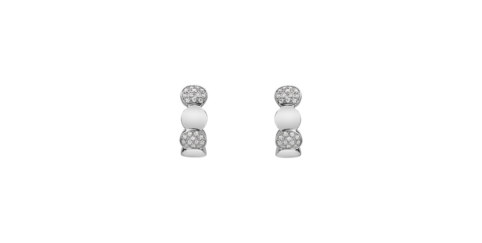Náušnice s diamantmi Orion Secret