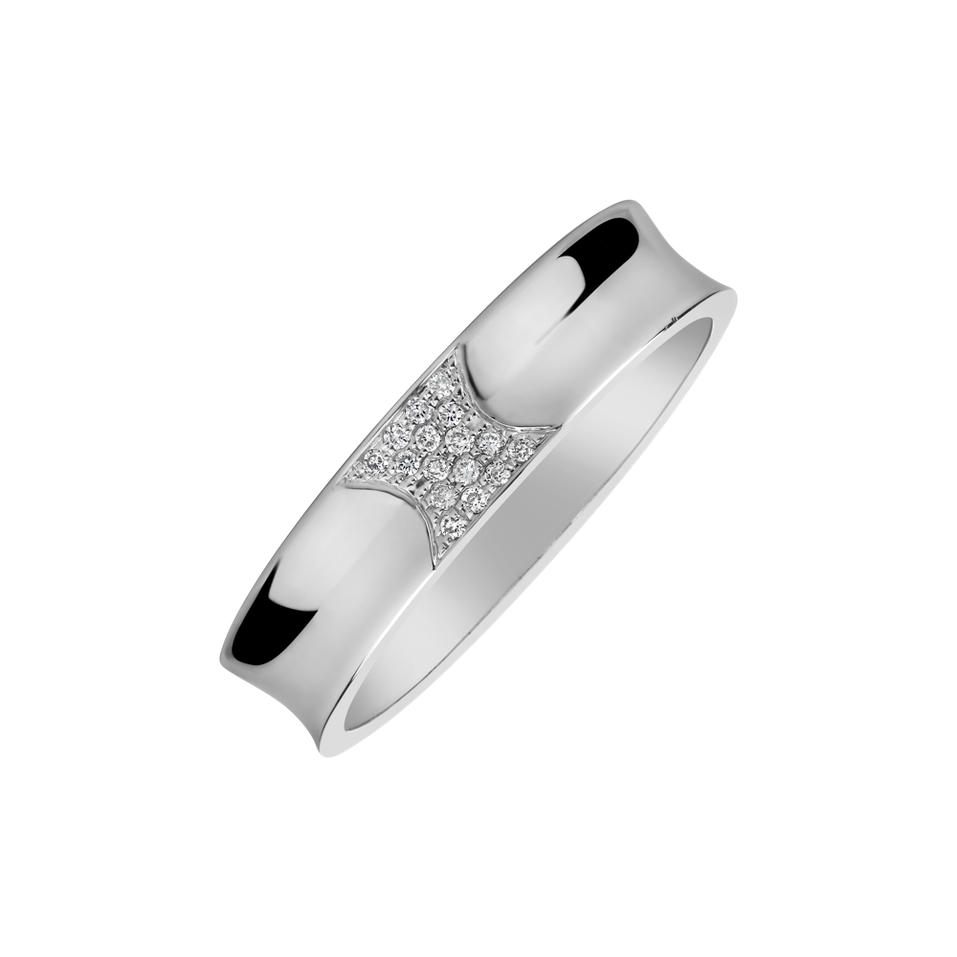 Prsteň s diamantmi Steven