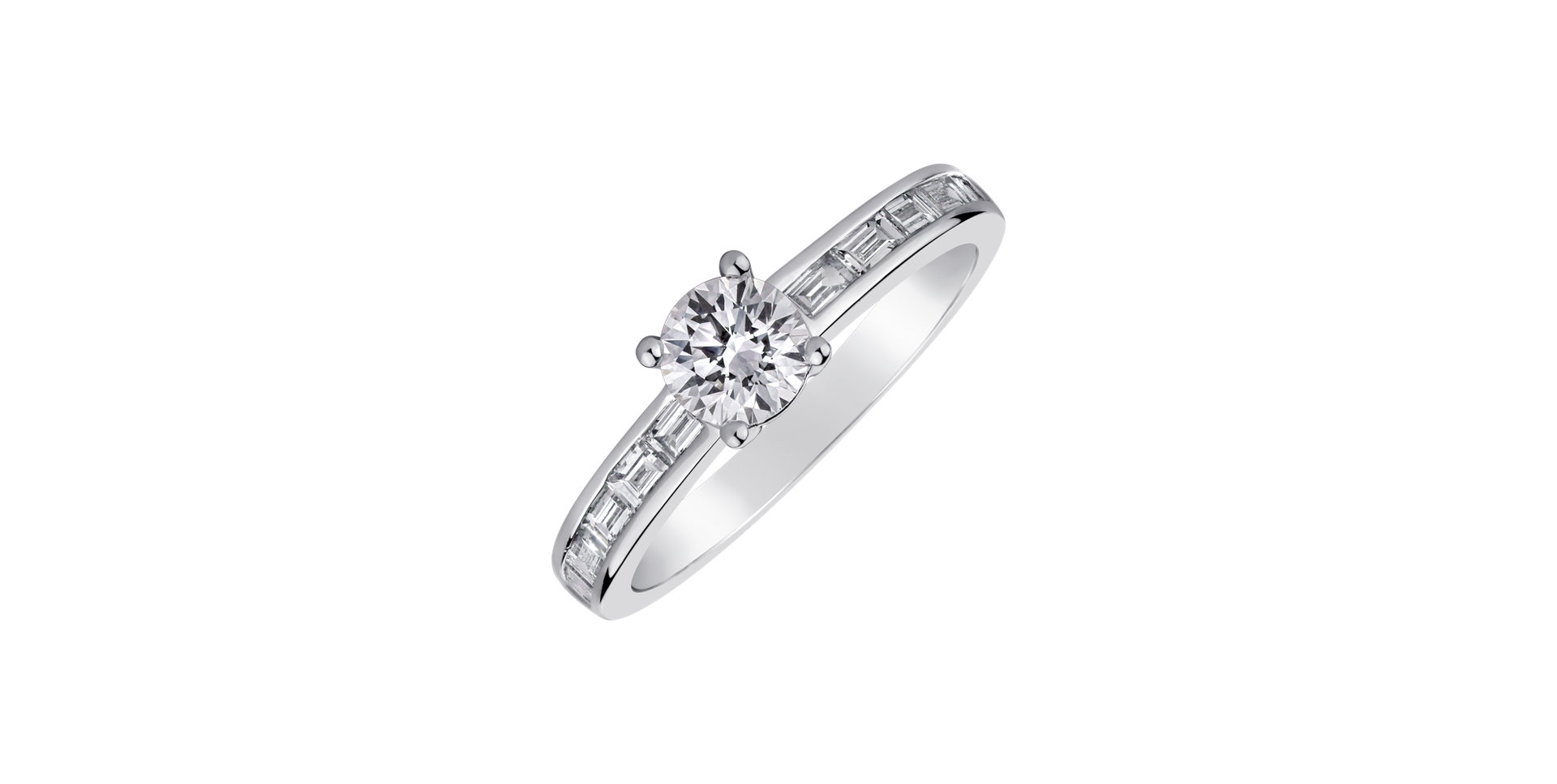 Prsteň s diamantmi Happiness Point