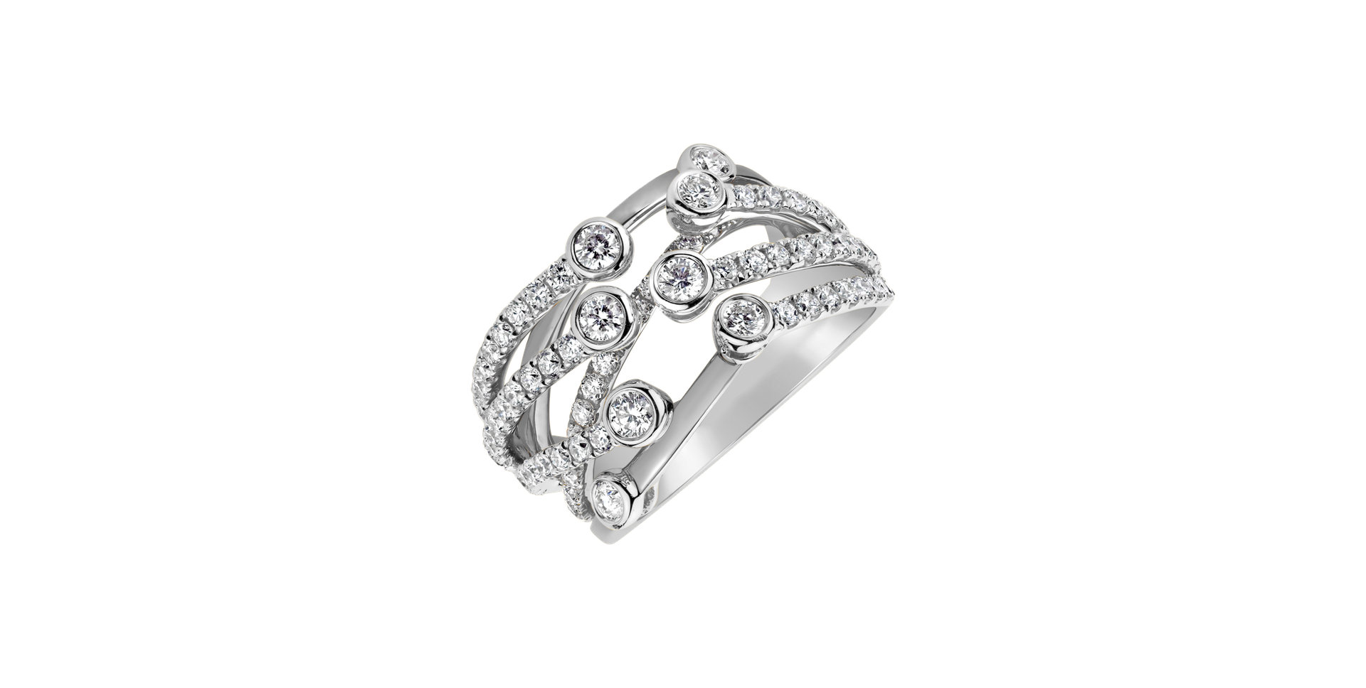 Prsteň s diamantmi Delaney