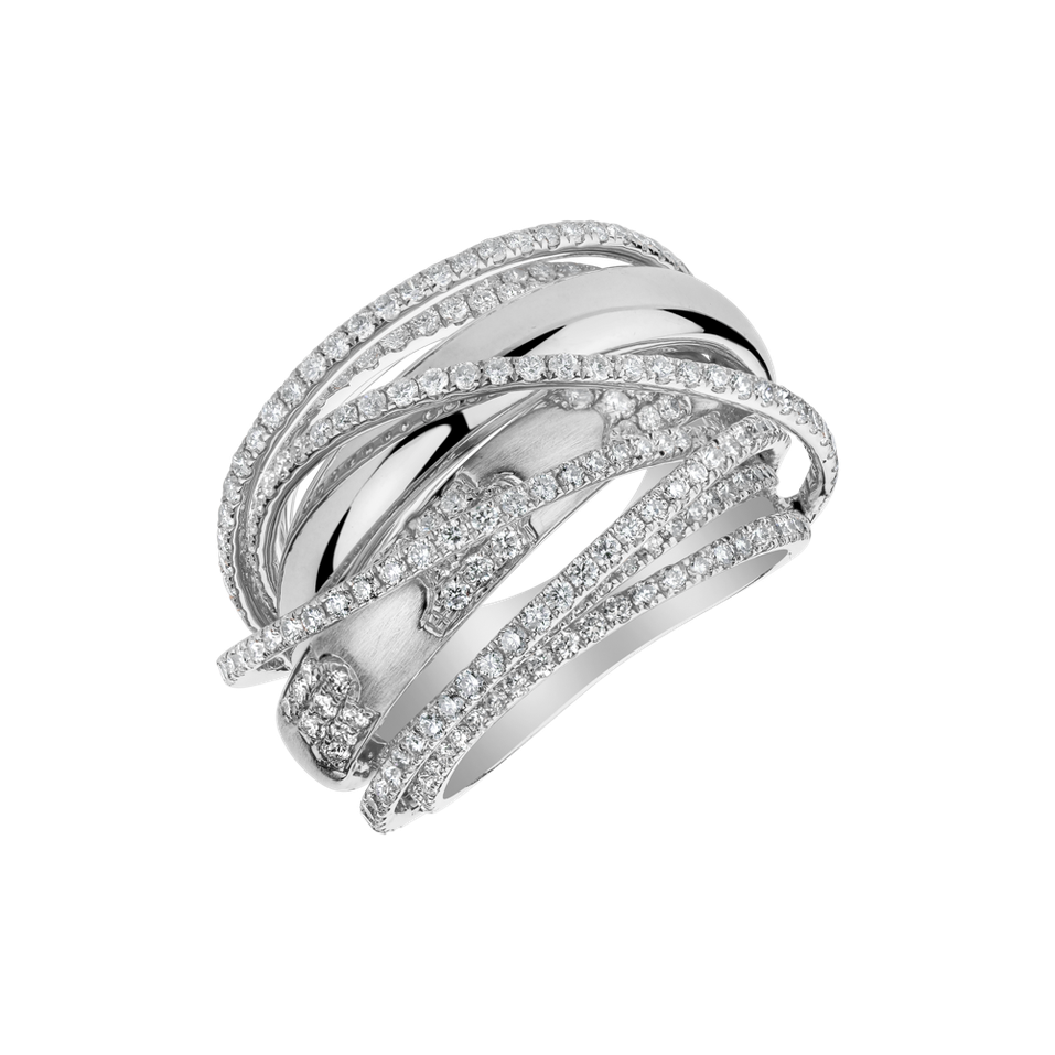 Prsteň s diamantmi Galaxy Glamour