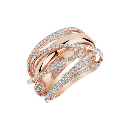 Prsteň s diamantmi Galaxy Glamour