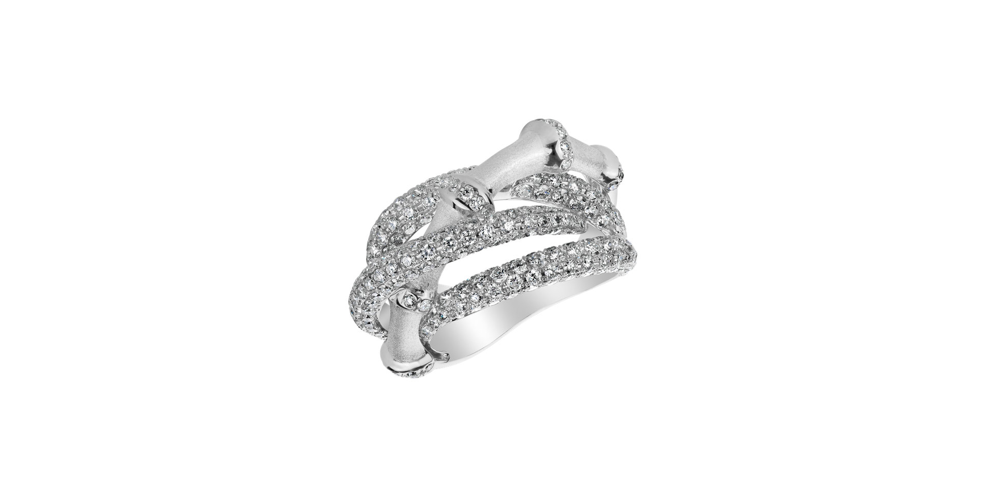 Prsteň s diamantmi Ava