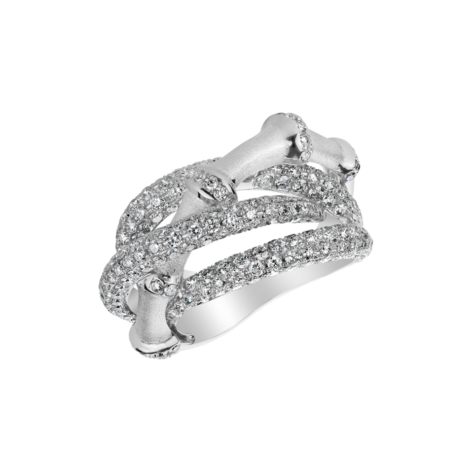 Prsteň s diamantmi Ava