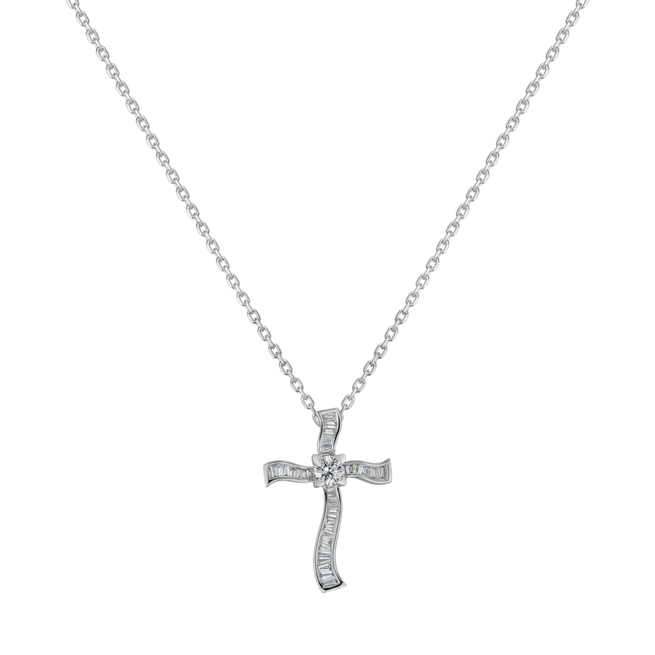 Přívěsok s diamantmi Dazzling Cross