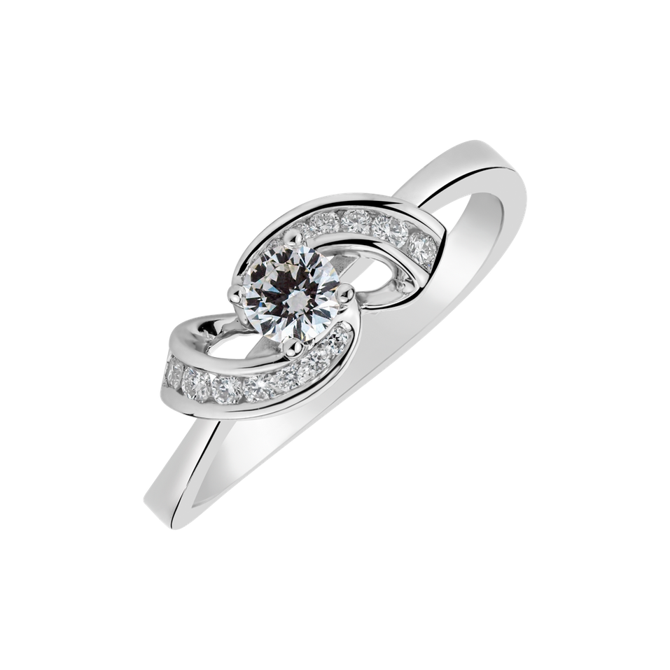 Prsteň s diamantmi Royal Lustre