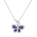 Náhrdelník s diamantmi a zafírmi Luxury Butterfly2