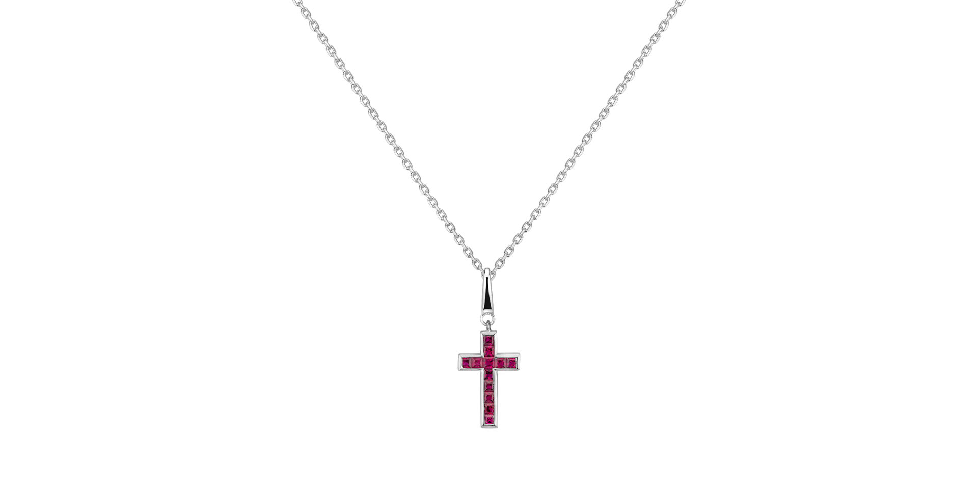 Přívěsok s rubínmi Ruby Cross