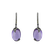 Náušnice s ametystom a hnedými diamantmi Suriya2