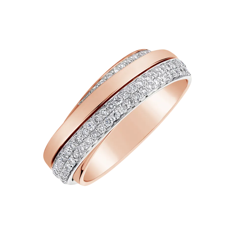 Prsteň s diamantmi Dream Ribbon