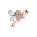 Prsteň s diamantmi Flying Butterfly2