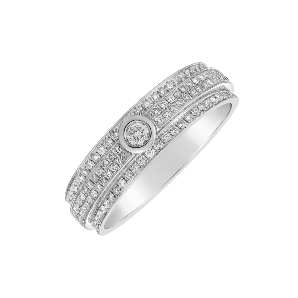 Prsteň s diamantmi Manuel