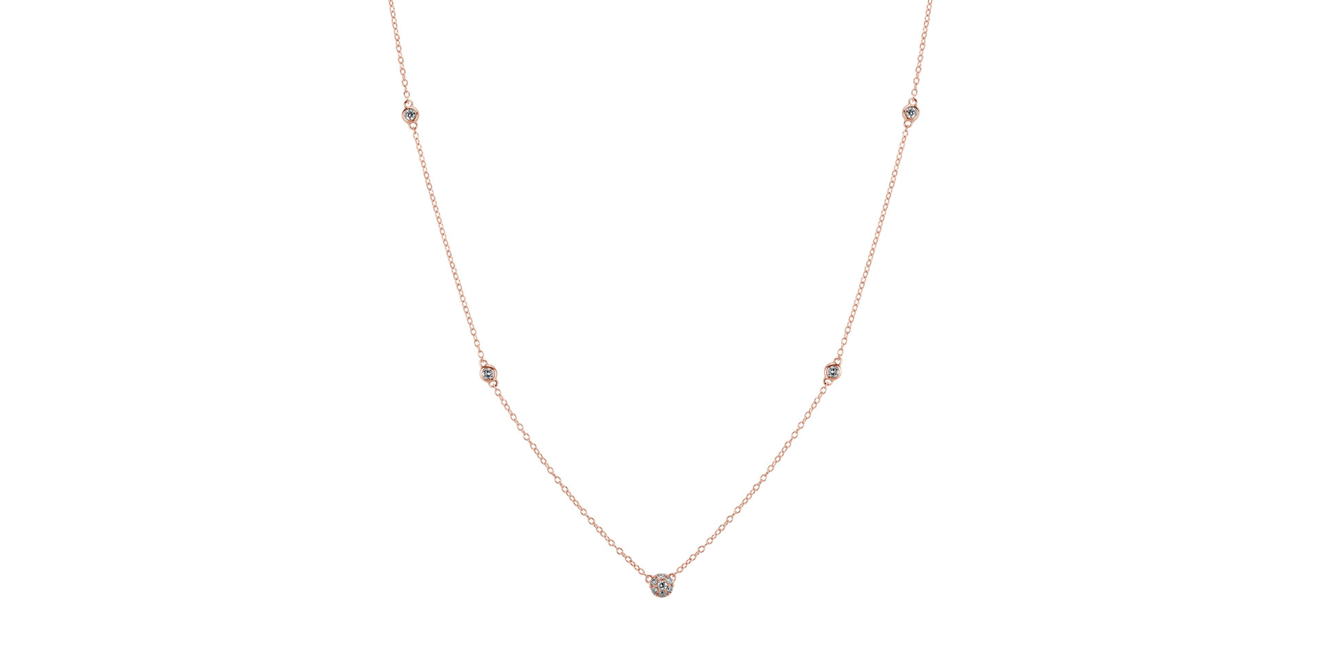Náhrdelník s diamantmi Maureen